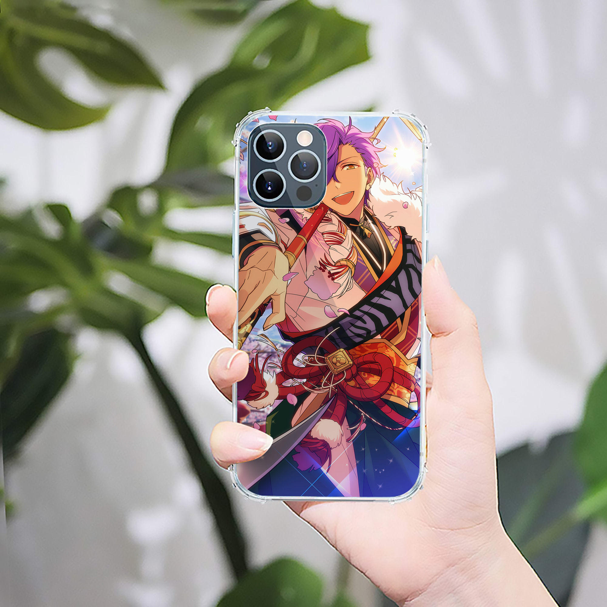 （画像用） あんさんぶるスターズ! Ensemble Stars 【iPhone 12シリーズ対応】透明スマホケース（クリアソフトケース）